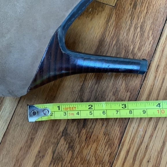 𝅺DKNYC Samira Suede Round Toe Ankle Booties Tan Sz 10 - Picture 14 of 14